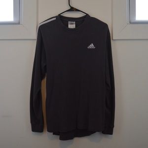 Vintage long-sleeve gray Adidas thermal